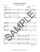 Cargar imagen en el visor de la galería, Advent Entrance and Communion Antiphon Collection
