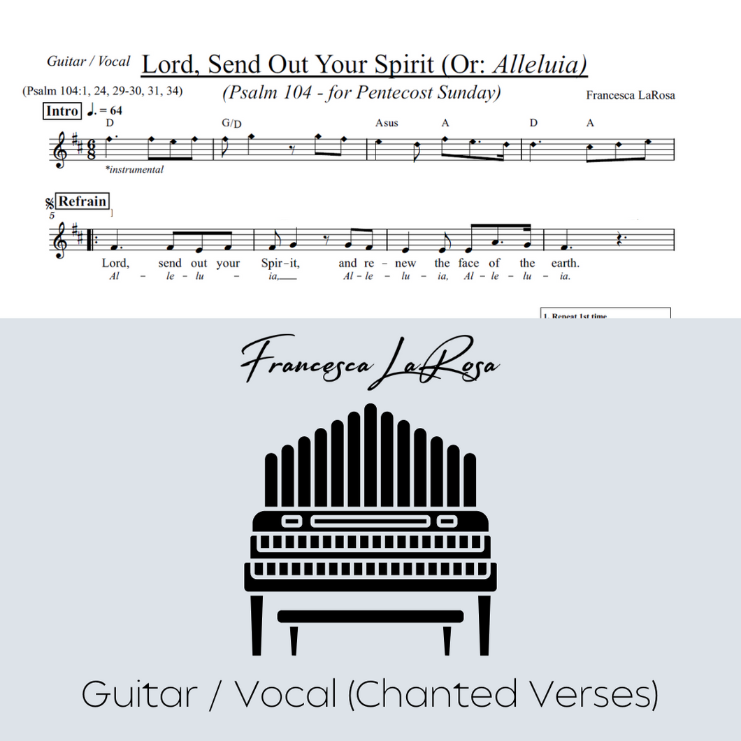 Psalm 104 - Lord, Send Out Your Spirit (for Pentecost Sunday - Guitar / Vocal Chanted Verses)