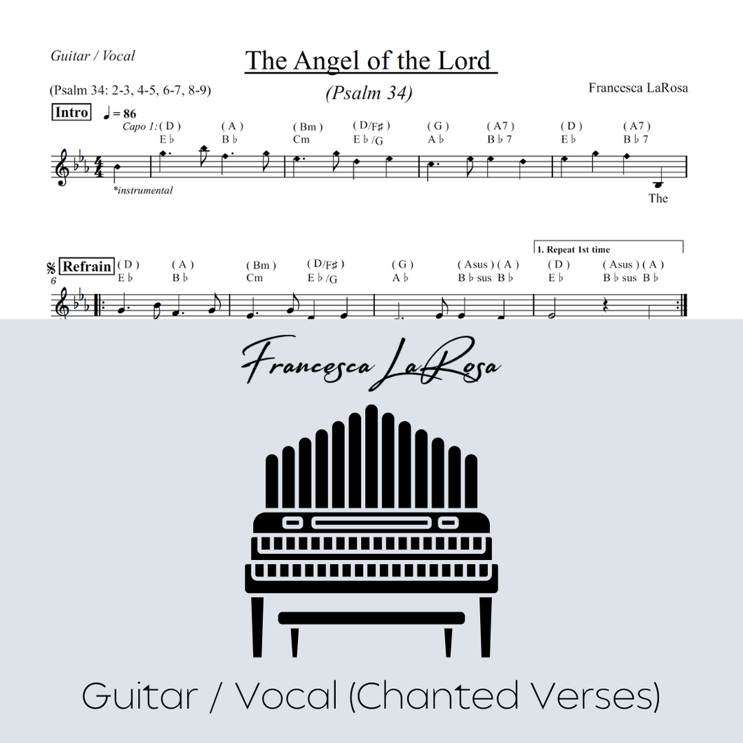 Psalm 34 - The Angel of the Lord (Guitar / Vocal Chanted Verses)