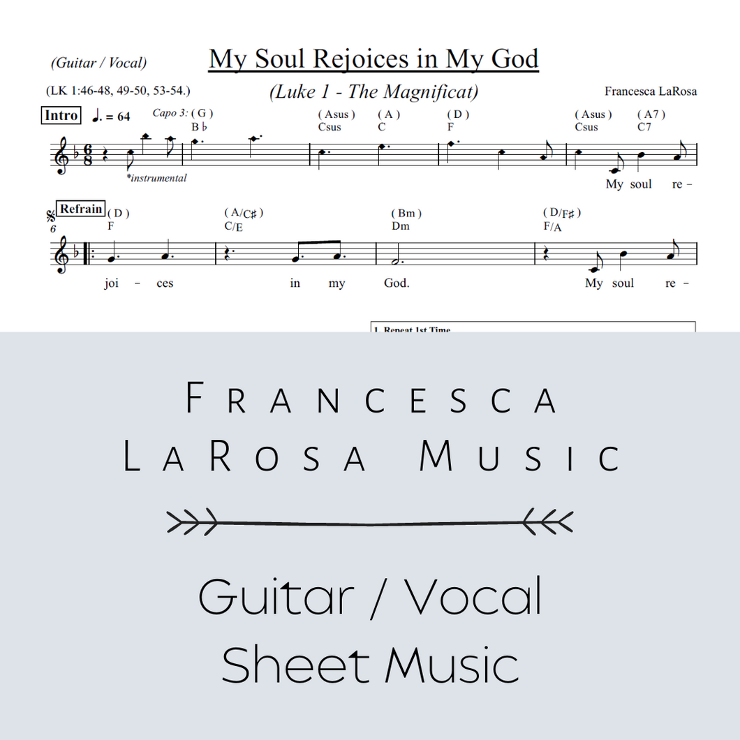Luke 1 - My Soul Rejoices in My God (Guitar / Vocal Metered Verses)