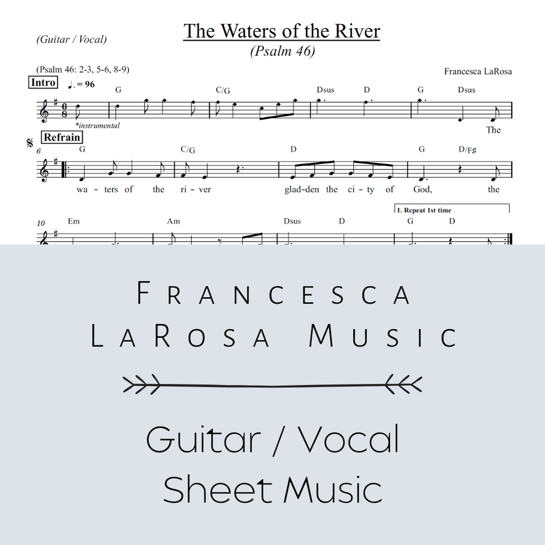 Psalm 46 - The Waters of the River (Guitar / Vocal Metered Verses)