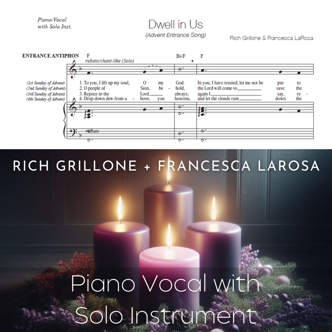 Dwell In Us (Advent Song) (Piano / Vocal / Solo Inst)