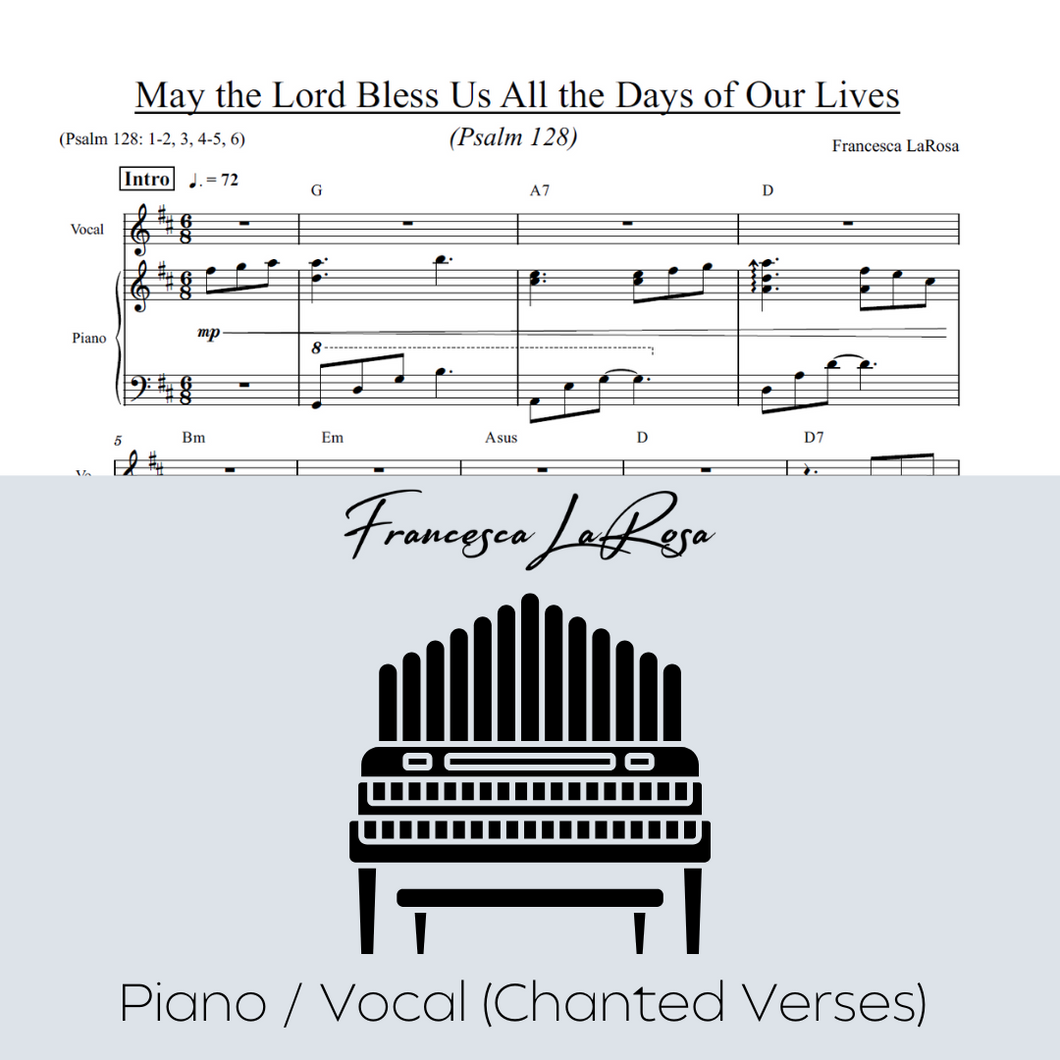 Psalm 128 - May The Lord Bless Us (Piano / Vocal Chanted)