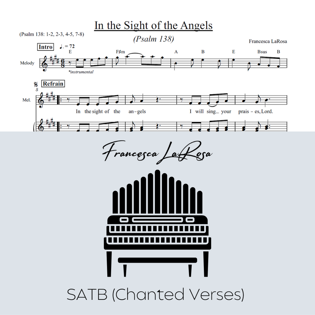 Psalm 138 - In the Sight of the Angels (Choir SATB Chanted Verses)