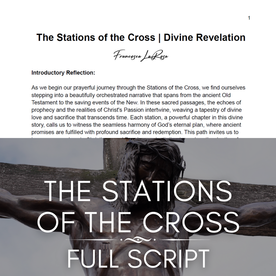 Scripted Cross The Stations of the Cross (Script) – Francesca LaRosa Music