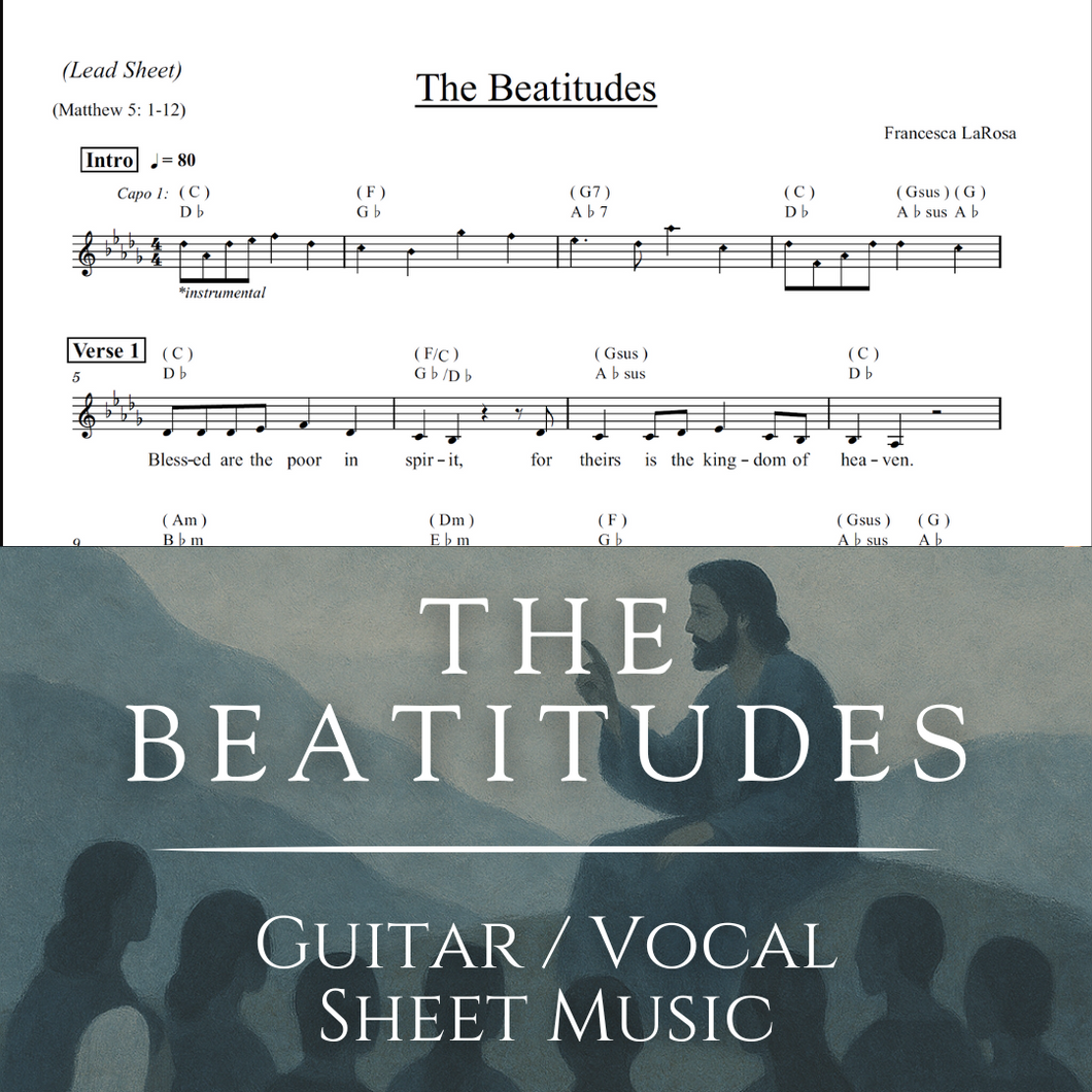 The Beatitudes (Guitar / Vocal)