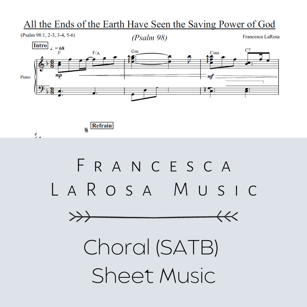 Psalm 98 - All the Ends of the Earth (Choir SATB Metered Verses)