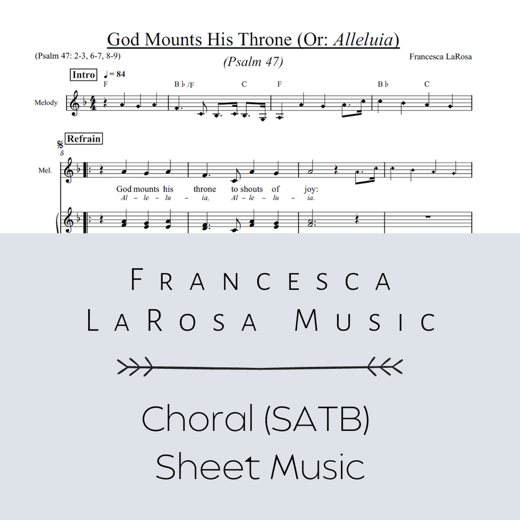 Psalm 47 - God Mounts His Throne (SATB Metered Verses)