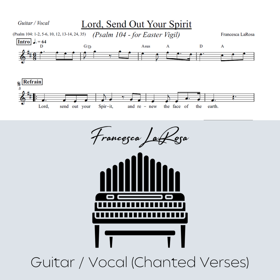 Psalm 104 - Lord, Send Out Your Spirit (for Easter Vigil) (Guitar / Vocal Chant)