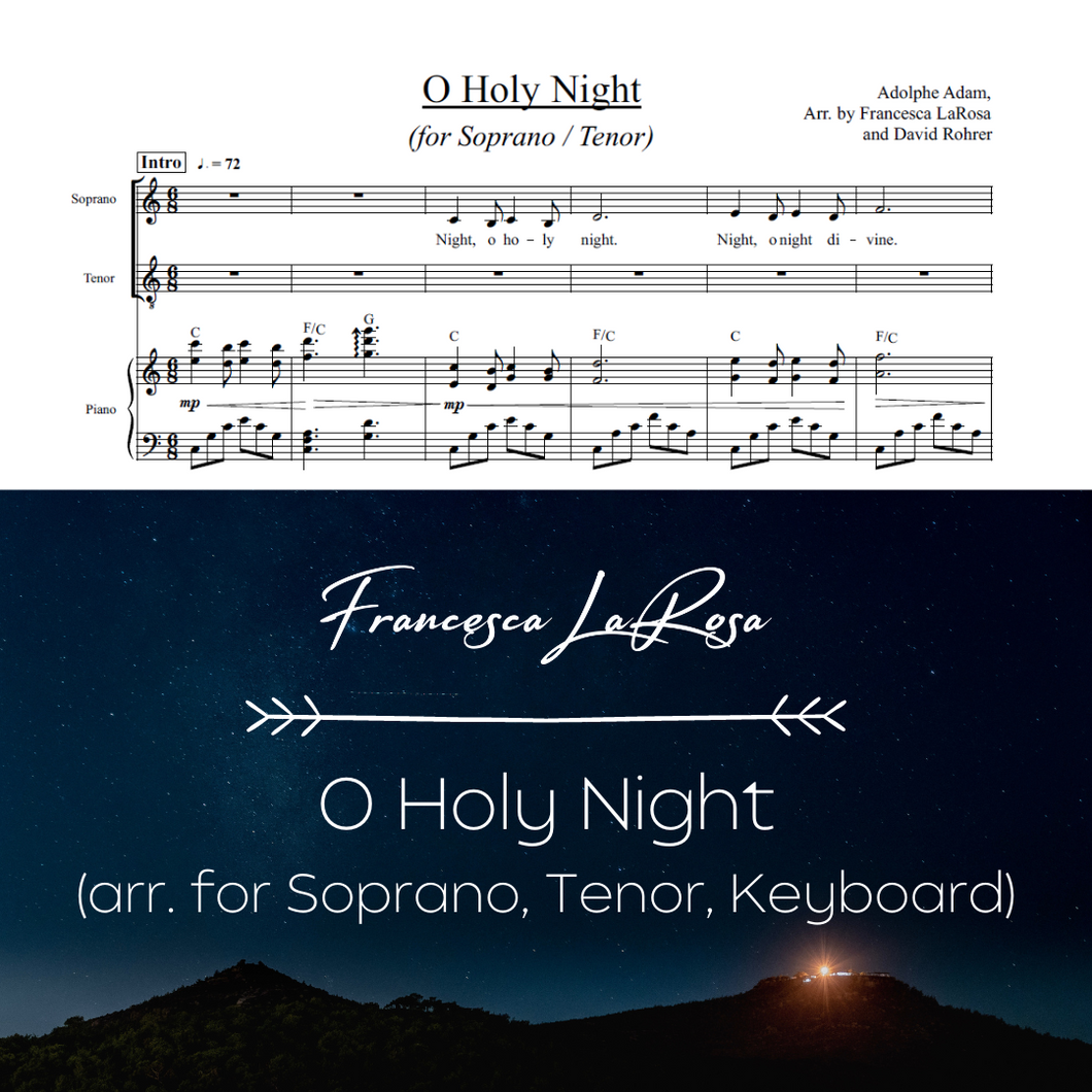 O Holy Night (Soprano, Tenor, Keyboard)