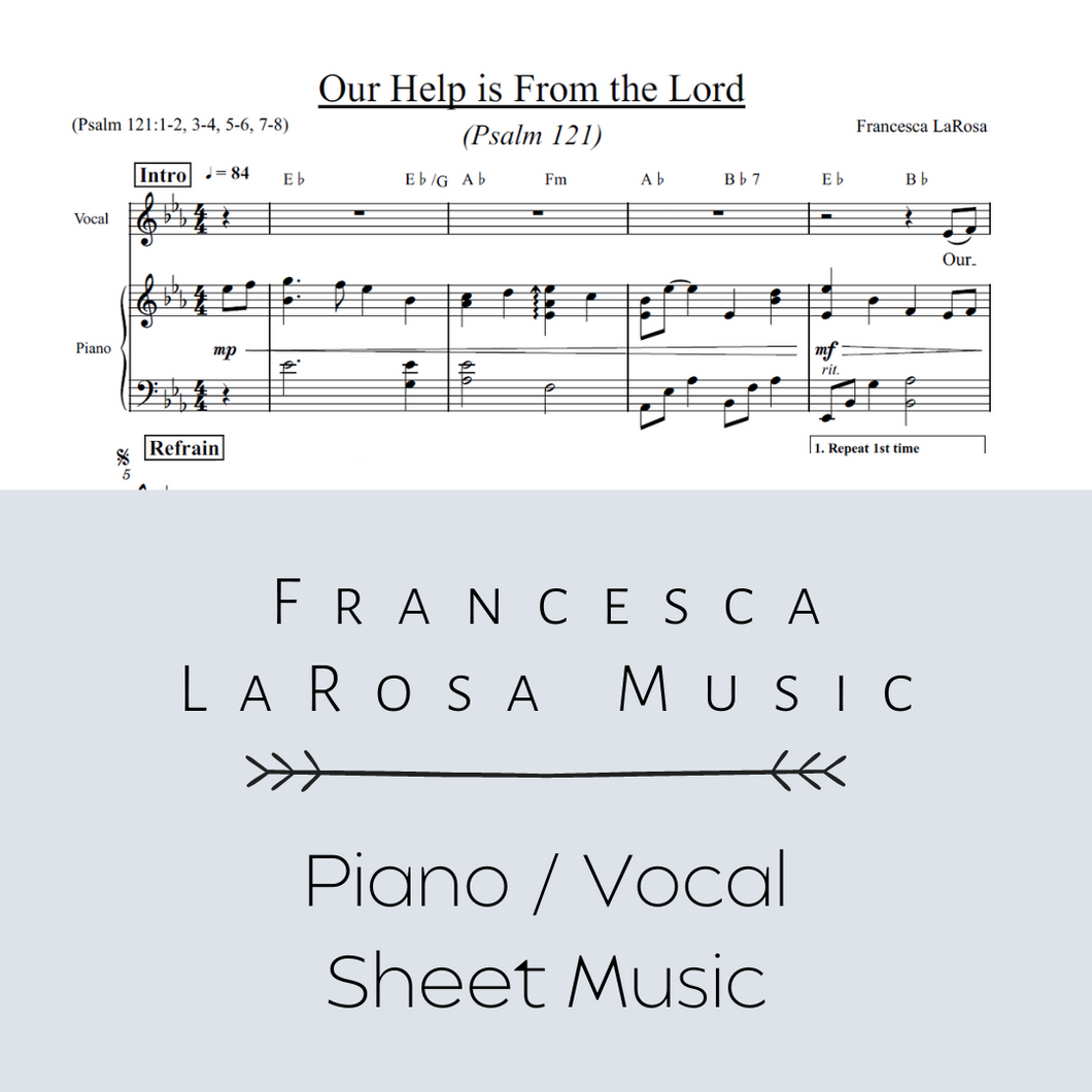 Psalm 121 - Our Help Is From the Lord (Piano / Vocal Metered Verses)