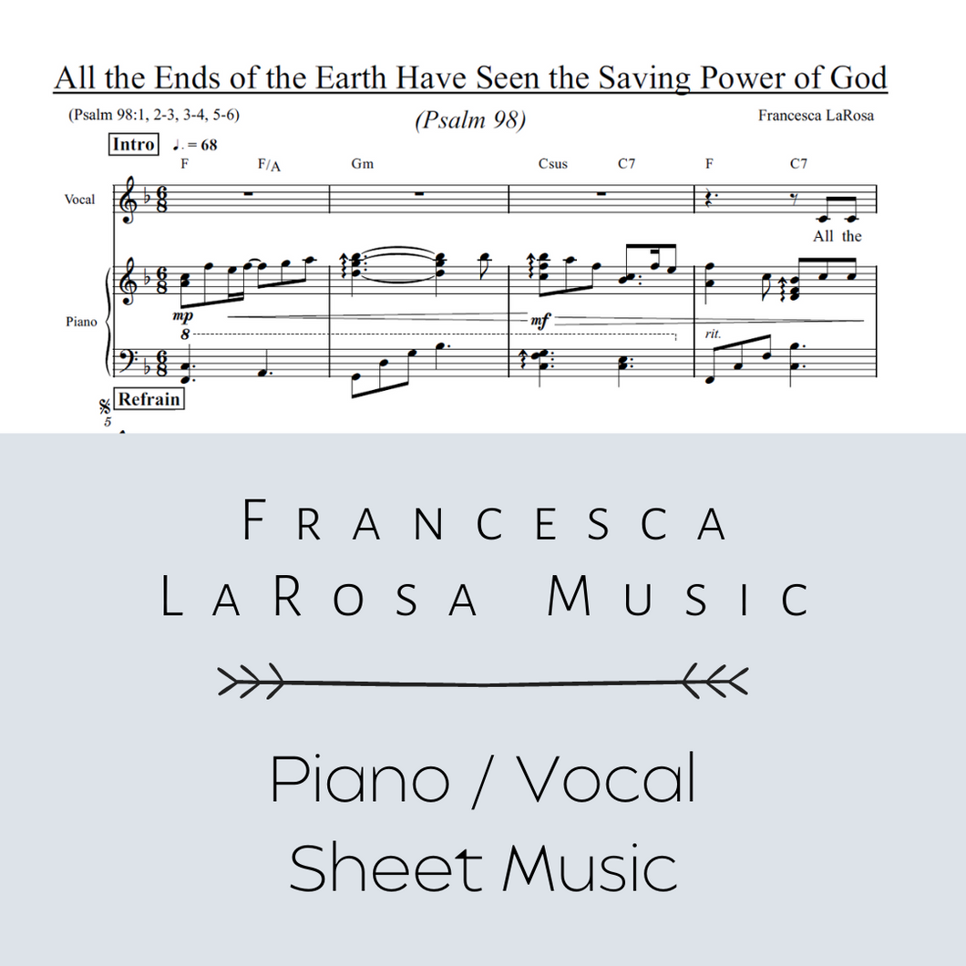 Psalm 98 - All the Ends of the Earth (Piano / Vocal Metered Verses)