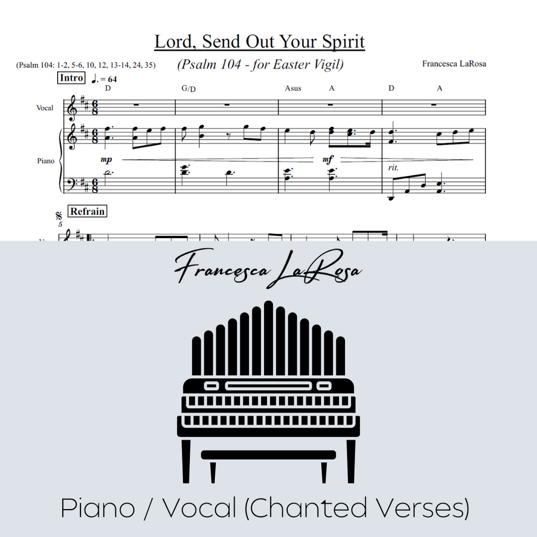 Psalm 104 - Lord, Send Out Your Spirit (for Easter Vigil - Piano / Vocal Chant)