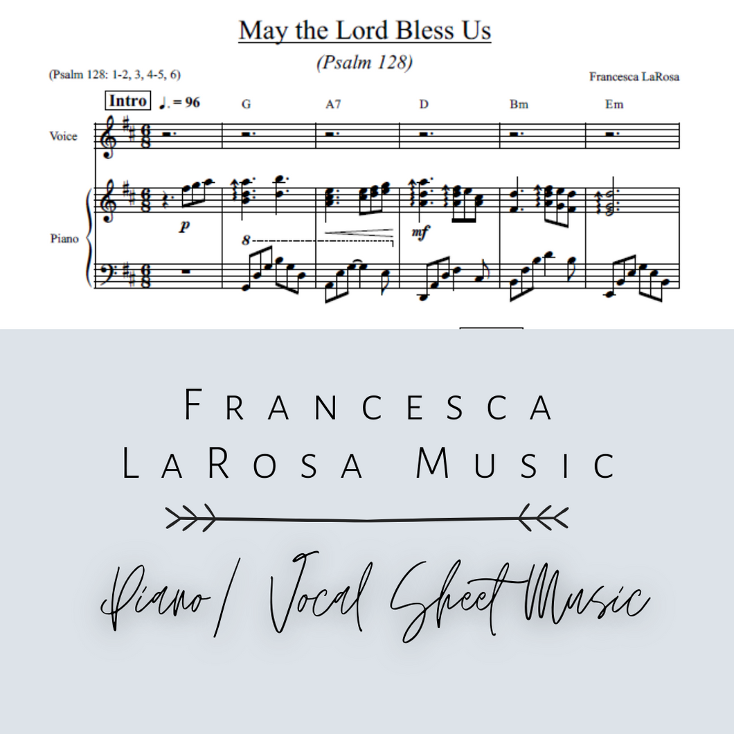 Psalm 128 - May The Lord Bless Us (Piano / Vocal)