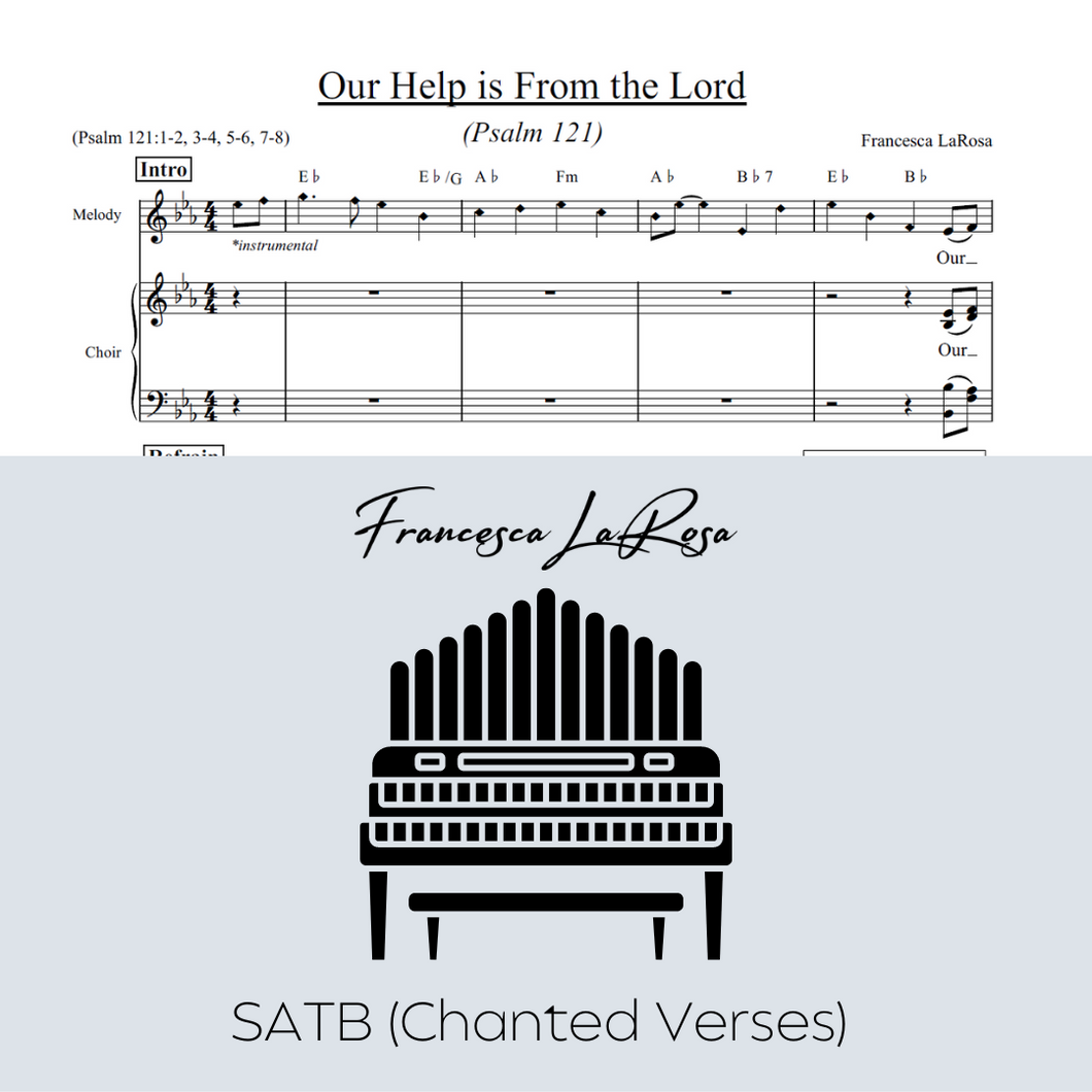 Psalm 121 - Our Help Is From the Lord (Choir SATB Chanted Verses)