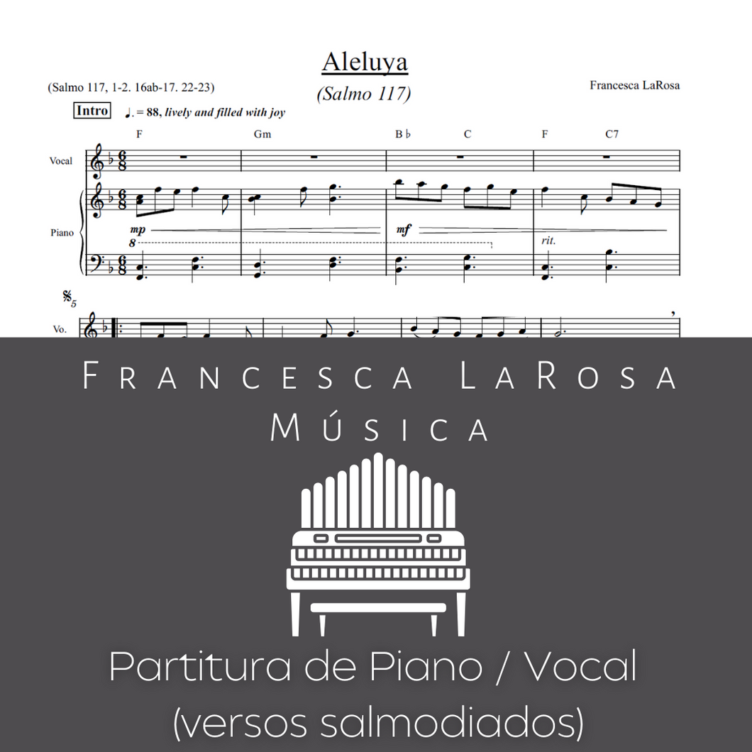 Salmo 117 - Aleluya (Piano / Vocal Chanted Verses)